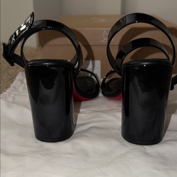 Christian Louboutin Miss Sabina 85 Strappy Heels - Picture 5 of 7